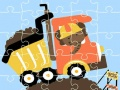 Gioco Puzzle dei camion ribaltabili in linea