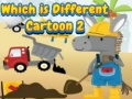 Gioco Qual è il cartone animato diverso 2 in linea
