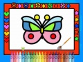Gioco Colora e decora le farfalle in linea