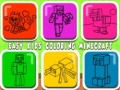 Gioco Colorazione facile per bambini Minecraft in linea