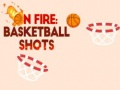 Gioco In fiamme: tiri di basket in linea