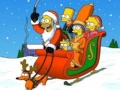 Gioco Puzzle di Natale dei Simpson in linea