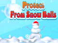 Gioco Proteggiti dalle palle di neve in linea