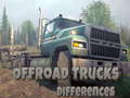 Gioco Differenze nei Camion Offroad in linea
