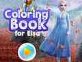 Gioco Libro da Colorare per Elsa in linea