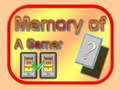 Gioco Memoria di un Giocatore in linea