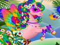 Gioco Vestire le Ragazze Unicorno Luccicante in linea
