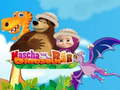 Gioco Masha e Orso: Dinosauro in linea