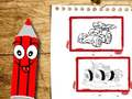Gioco Libro da Colorare Auto per il Ritorno a Scuola in linea