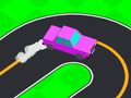 Gioco Drift dell'auto a destra in linea
