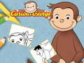 Gioco Libro da colorare di George il curioso in linea