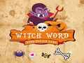 Gioco Gioco di Puzzle delle Parole di Strega per Halloween in linea