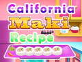 Gioco Ricetta del Maki Californiano in linea