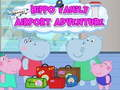 Gioco Avventura della Famiglia Ippopotamo in Aeroporto in linea