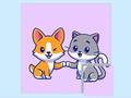 Gioco Puzzle di Gatti e Cani in linea