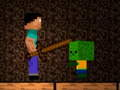 Gioco Noob contro Zombie - Bioma Forestale in linea