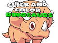 Gioco Clicca e Colora i Dinosauri in linea