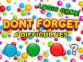 Gioco Non Dimenticare in linea