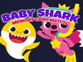 Gioco Memory Card Match Baby Shark in linea