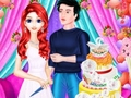 Gioco Torta di Nozze della Ragazza Sirena in linea