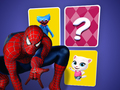 Gioco Abbinamento delle carte memoria di Spiderman in linea