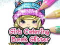 Gioco Libro da colorare per ragazze con glitter in linea