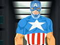 Gioco Vestire Captain America in linea