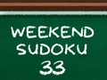 Gioco Sudoku del Weekend 33 in linea