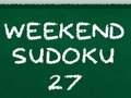 Gioco Sudoku del Weekend 27 in linea