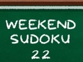 Gioco Sudoku del Weekend 22 in linea