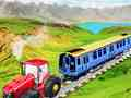 Gioco Trattore incatenato che traina treno in linea