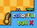Gioco Palla Colorata X in linea