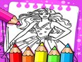 Gioco Libro da colorare di Barbie in linea