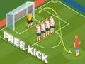 Gioco Punizione di calcio in linea