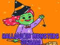 Gioco Puzzle di Mostri di Halloween in linea