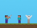 Gioco Nubik contro l'esercito di Herobrine in linea