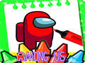 Gioco Libro da Colorare per Among Us in linea