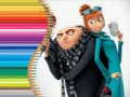 Gioco Libro da Colorare per Cattivissimo Me da Stampare in linea