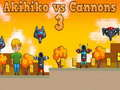 Gioco Akihiko contro Cannoni 3 in linea