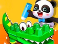 Gioco Puzzle Animale Baby Panda in linea