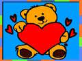 Gioco Colorazione Facile di San Valentino in linea