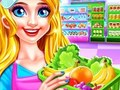 Gioco Pulizia della Ragazza del Supermercato in linea