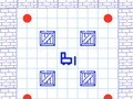 Gioco Sposta Scatole in linea