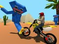 Gioco Motociclista contro Huggy in linea