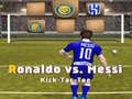 Gioco Messi vs Ronaldo Kick Tac Toe in linea