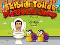 Gioco Salto sulla Piattaforma Skibidi Toilet in linea