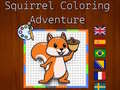 Gioco Avventura di Colorazione dello Scoiattolo in linea