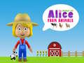 Gioco Mondo degli Animali da Fattoria di Alice in linea