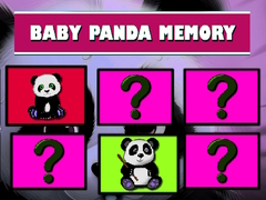 Gioco Memoria del Baby Panda in linea