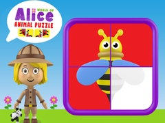 Gioco Mondo del Puzzle degli Animali di Alice in linea
